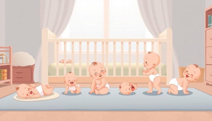 مراحل نمو الطفل الحركية