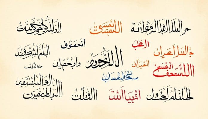أنواع الخطوط العربية