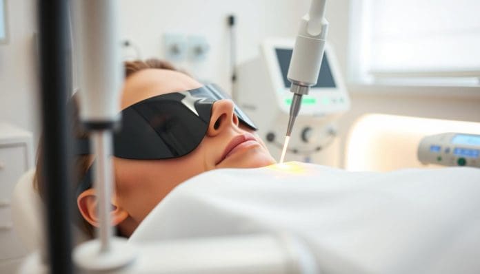 إزالة الشامة بالليزر