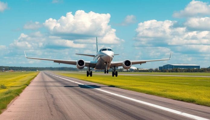 إقلاع الطائرة