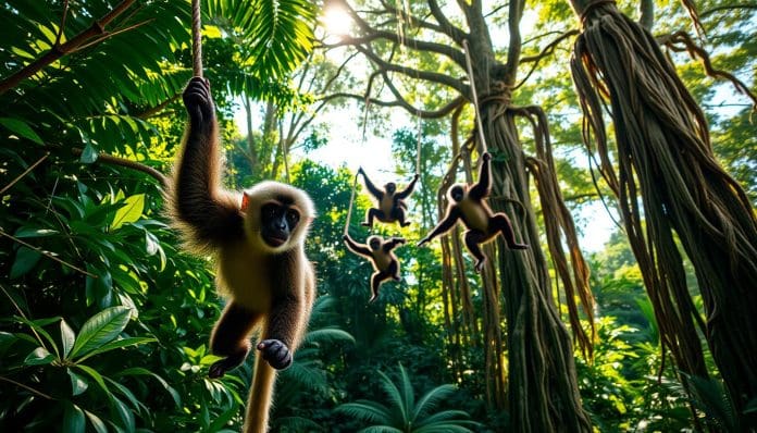 الحيوان الذي يكثر وجوده في الغابة المطيرة