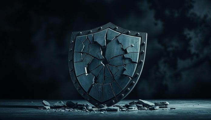 الدرع المتصدع