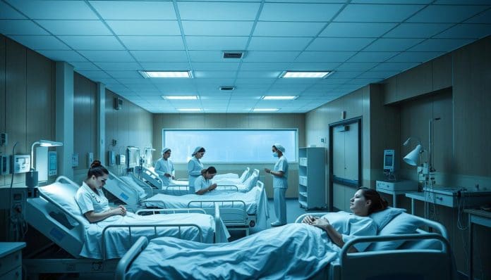 المستشفى والممرضات في المنام