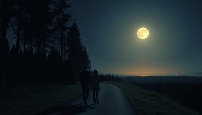 المشي في الليل في المنام