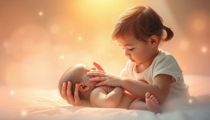 تنظيف الطفل من البراز في المنام