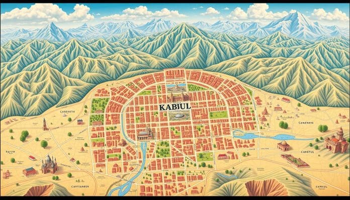 خريطة كابول