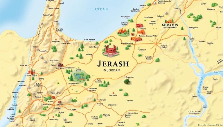 أين تقع جرش