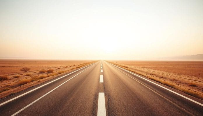 درس الطريق المستقيم