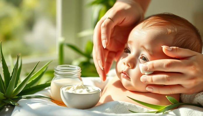 طريقة تبييض بشرة الأطفال