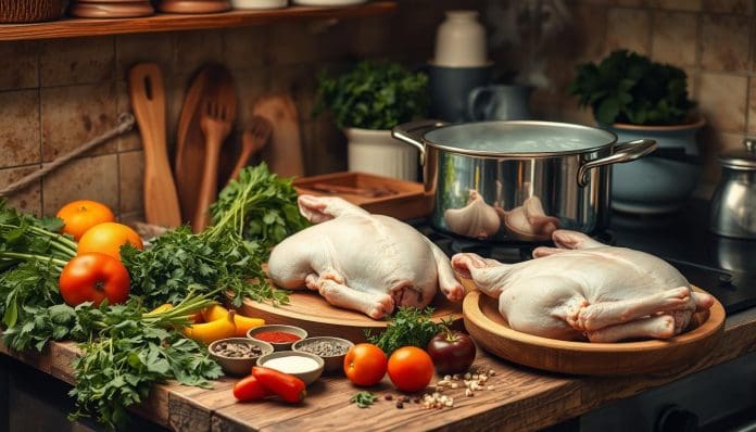 طريقة سلق لحم الأرانب