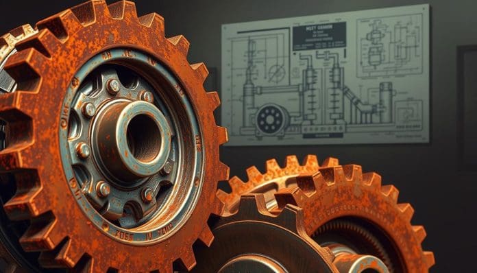 قانون التروس الصدئة