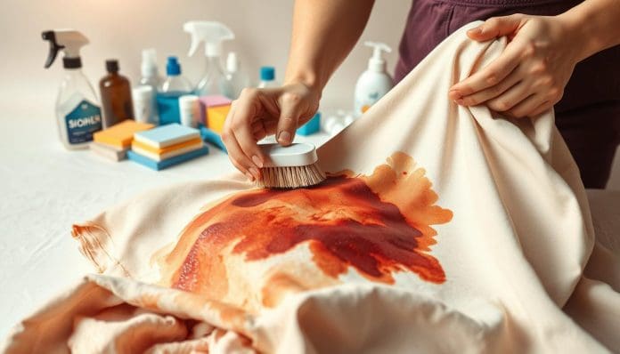 كيفية إزالة الدهان القديم من الملابس