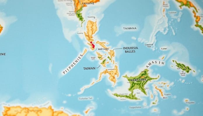 موقع الفلبين الجغرافي