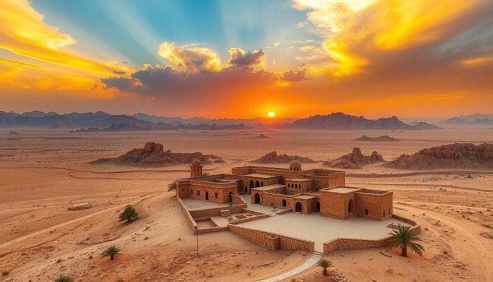 موقع اليمامة في الجزيرة العربية