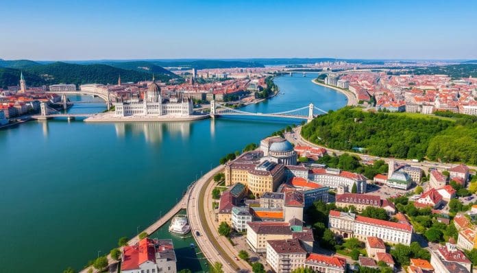 موقع بودابست الجغرافي
