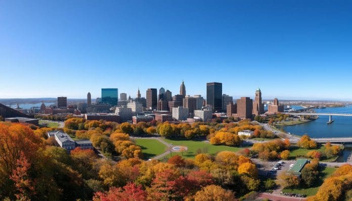 موقع مدينة بوسطن