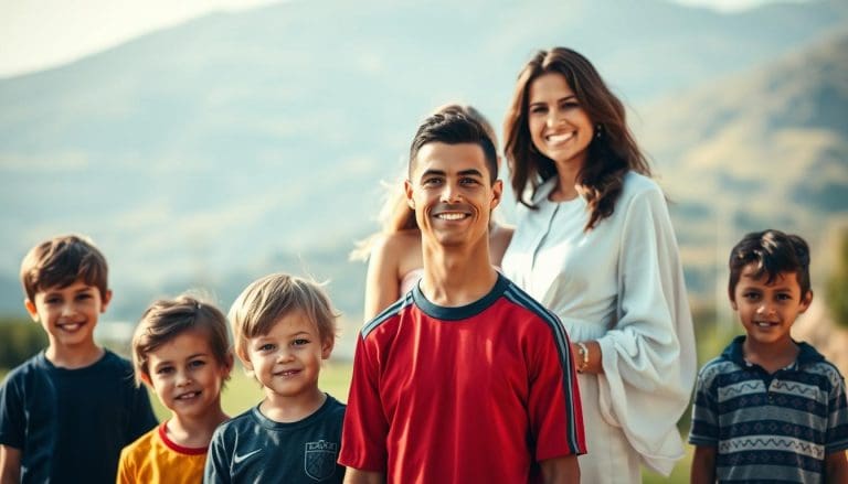 ابناء كريستيانو رونالدو بالصور