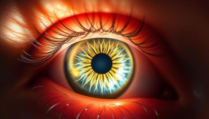 أسباب لمعان العين