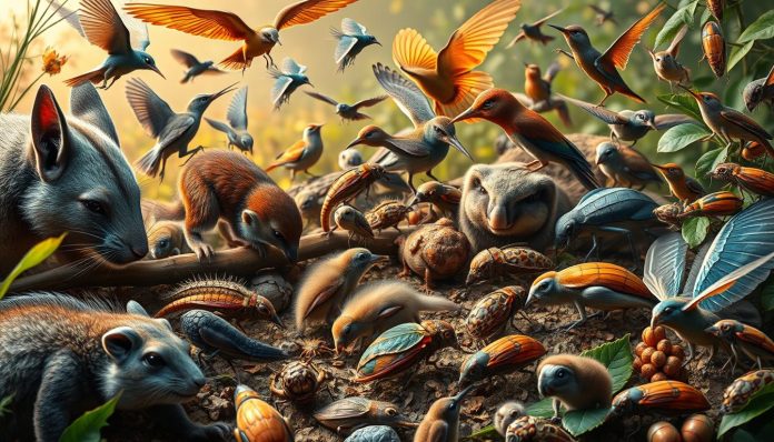 أمثلة على التكيفات السلوكية