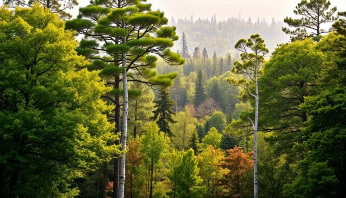 أنواع أشجار الغابات