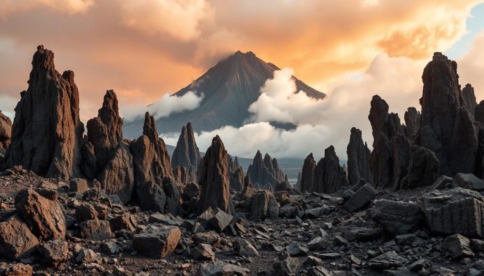 أنواع الصخور البركانية