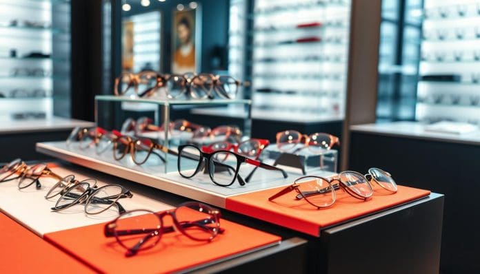 اختيار النظارات الطبية