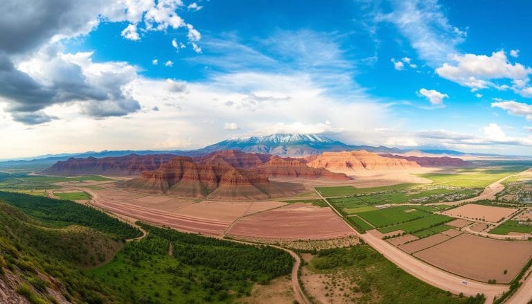 العلاقة بين التضاريس والمناخ