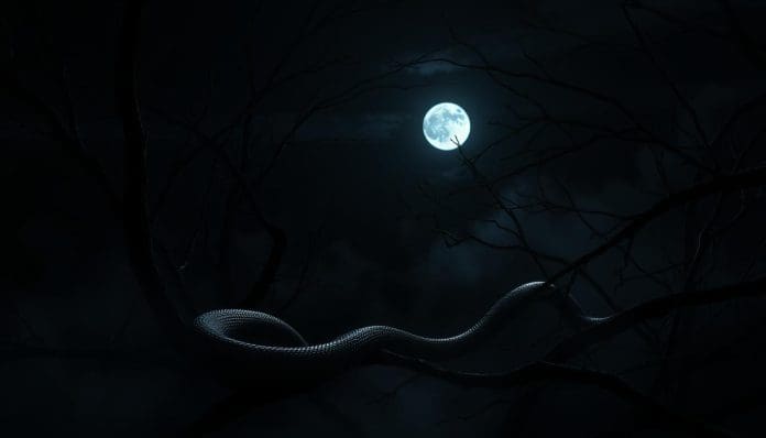 الثعبان الأسود في المنام