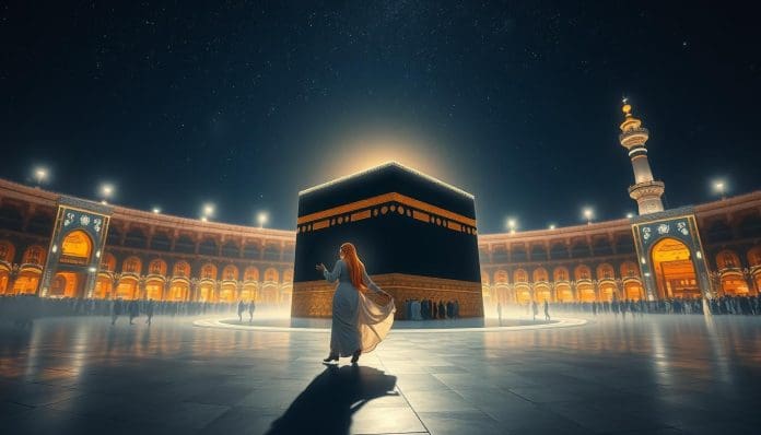 الطواف حول الكعبة في المنام