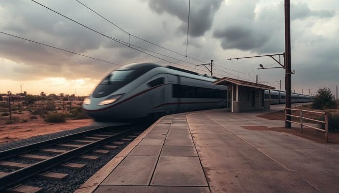 القطار الذي تجاوز المحطة