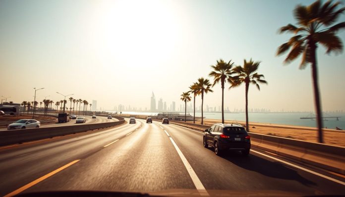 المسافة بين الخبر والبحرين