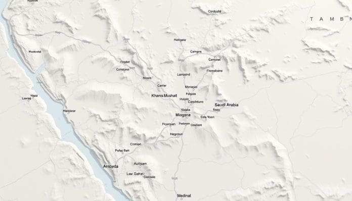المسافة بين خميس مشيط والمدينة المنورة