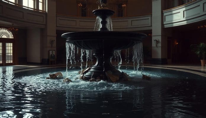 النافورة المسدودة