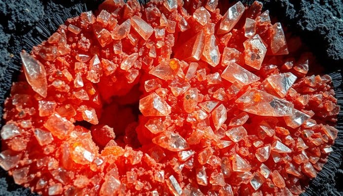 بلورات الصخور النارية الجوفية