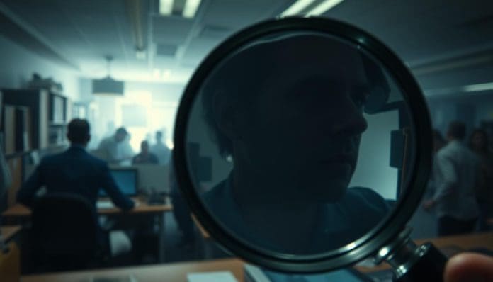 تأثير الزجاج المكبر