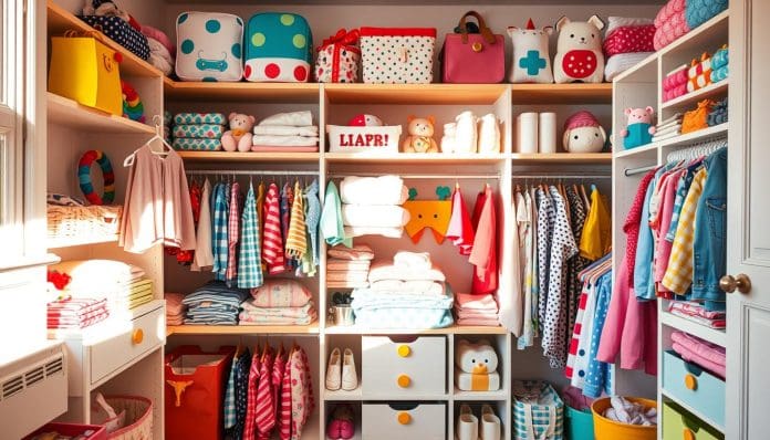 ترتيب دولاب الأطفال