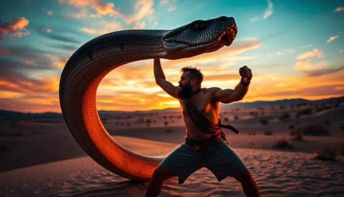 تفسير حلم قتل ثعبان