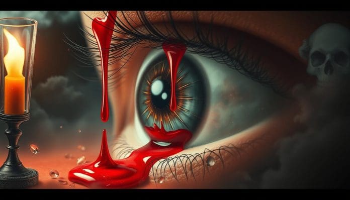 تفسير خروج الدم من العين في المنام