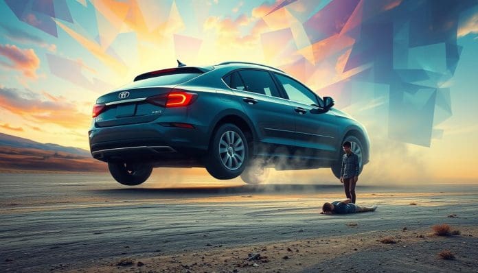 تفسير دهس شخص بالسيارة