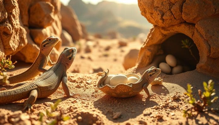 تكاثر السحلية