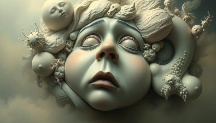 تورم الوجه في المنام