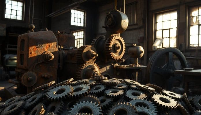 حكاية التروس الصدئة