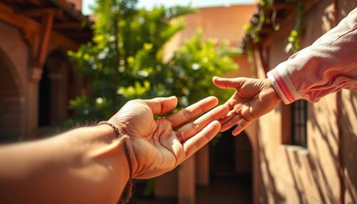 حكاية اليد الممدودة