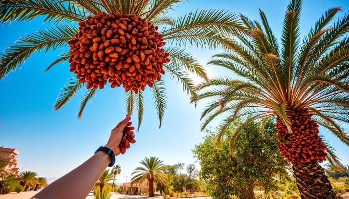حلم قطف البلح
