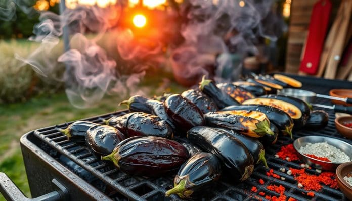 شوي الباذنجان