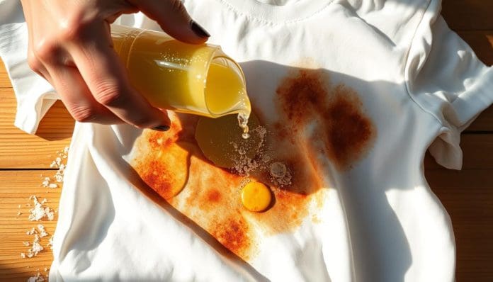 طريقة إزالة الصدأ من الملابس بملح الليمون