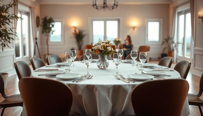 طريقة ترتيب طاولة الطعام