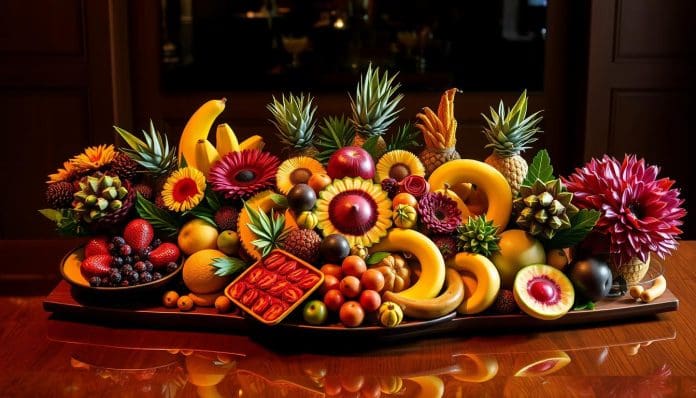 طريقة تقديم الفواكه