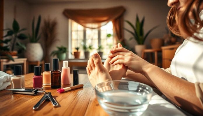 طريقة عمل الباديكير في المنزل