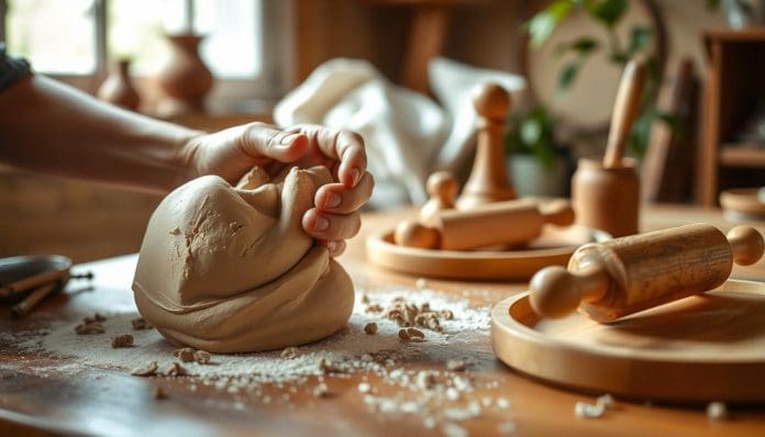 طريقة عمل الصلصال